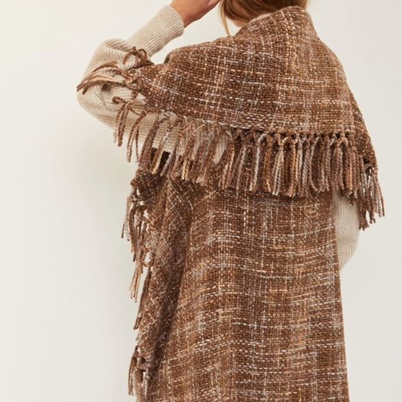Anthropologie Brown Fringe Vest ***Coming soon*** - Picture 2 of 10